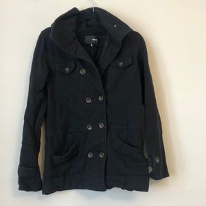 Hurley 100% Cotton Black Coat